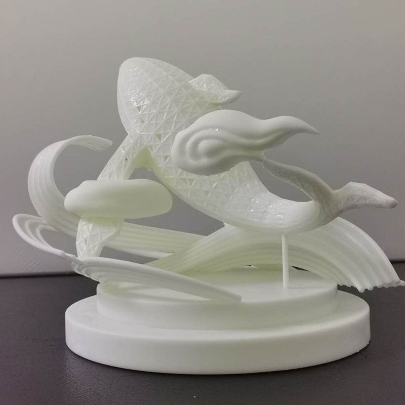 年年有余一雕塑模型3D打印